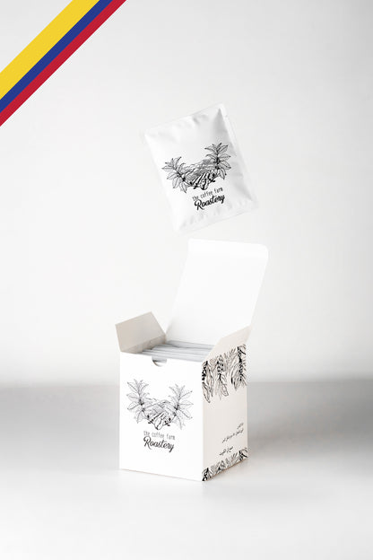 صندوق قهوة فلتر – 10 أكياس (كولومبي)